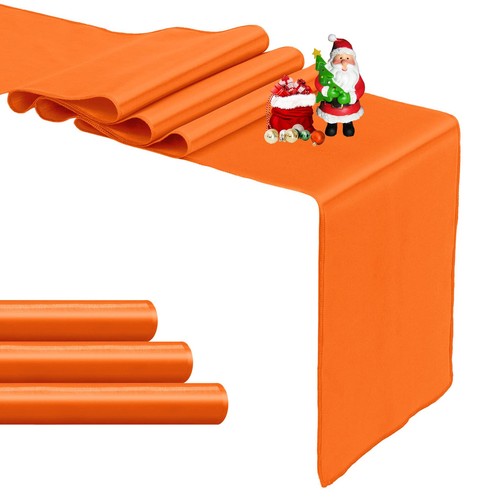 Pack orange satin table - 4-pack,
